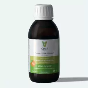 Vegetology Líquido Vegetológico Opti3. Omega-3 EPA y DHA, con vitamina D, 150 ml