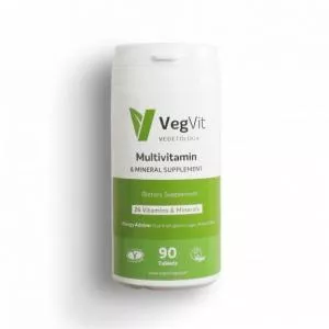 Vegetology VegVit - Multivitamínico y Mineral 90 comprimidos