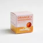 Velvety Bomba de baño con aceite de espino amarillo - Naranja - magdalena (45 g)