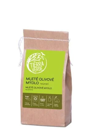 Tierra Verde Jabón de oliva molido para lavar la ropa (200 g) - incluso para la ropa más fina