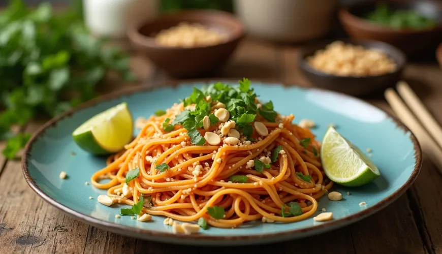 Cómo hacer una auténtica receta de Pad Thai incluso con ingredientes comunes