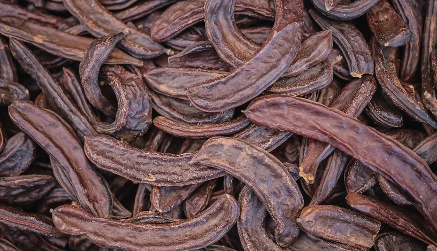 Prueba el algarrobo, una alternativa saludable al azúcar y al cacao.