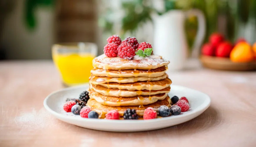 Prueba la receta de tortitas sin leche