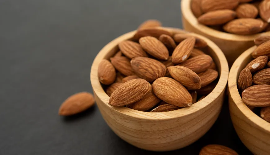 Las almendras son clave para una buena salud y longevidad.