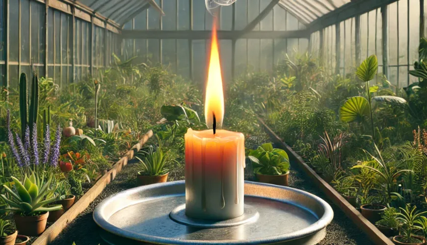 La vela de suero como ayudante tradicional de los jardineros