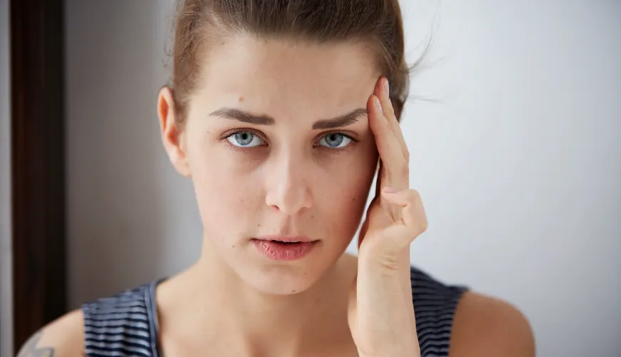 Ojeras como síntoma de deficiencia de hierro