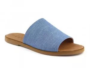 Perky Sandalia urbana de color chambray claro